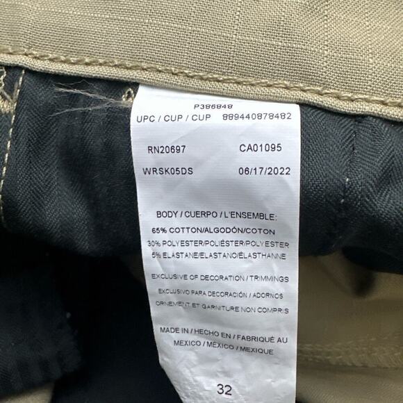 Dickies Khaki Skateboarding Cargo Shorts Men's 32 Flex Y2K - Picture 4 of 12